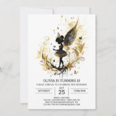 Invitation Ballerina Dreams Fairy Tale Anniversaire (Devant)