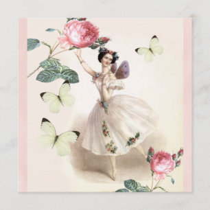 Invitation Ballerina Fairy