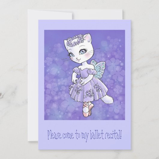 Invitation Ballerina Kitty (Devant)
