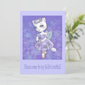 Invitation Ballerina Kitty (Debout devant)