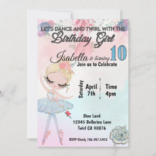 Invitation Ballerina reçoit dix ans d'invitation