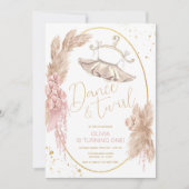 Invitation Ballerina Tutu fête d'anniversaire (Devant)