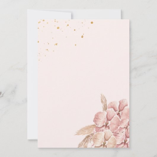 Invitation Ballerina Tutu fête d'anniversaire (Dos)