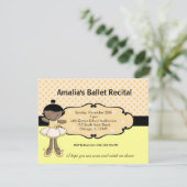 Invitation Ballerine (Debout devant)