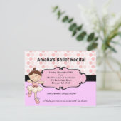 Invitation Ballerine (Debout devant)