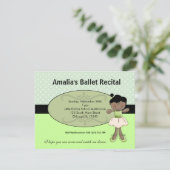 Invitation Ballerine (Debout devant)