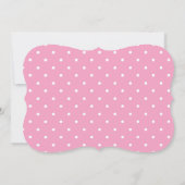Invitation Ballerine Anniversaire Rose (Dos)