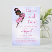 Invitation Ballerine Joli Rose, Soirée de Danse de Ballet Vio (Debout devant)