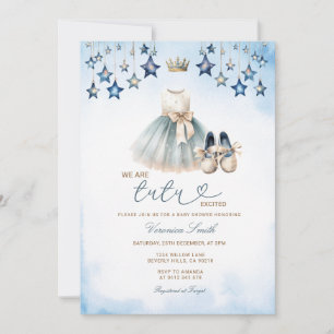 Invitation Ballerine Nous sommes Tutu Excités Fille Baby Show