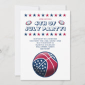 Invitation Balles de fête du 4 juillet (Devant)