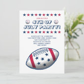 Invitation Balles de fête du 4 juillet (Debout devant)