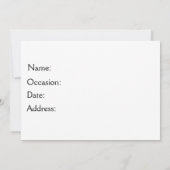 Invitation Balles de foin lifing de tornade ou de tornade de (Dos)