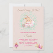Invitation Ballet Animaux Fête d'anniversaire (Devant)