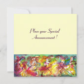 Invitation BALLET CARNAVAL / Mascarade vénitienne, Musique de (Dos)