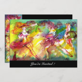 Invitation BALLET CARNAVAL / Mascarade vénitienne, Musique de (Devant / Derrière)