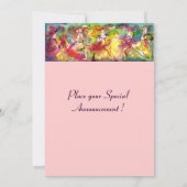 Invitation BALLET DE CARNIVAL / Mascarade Vénitienne, Musique (Dos)