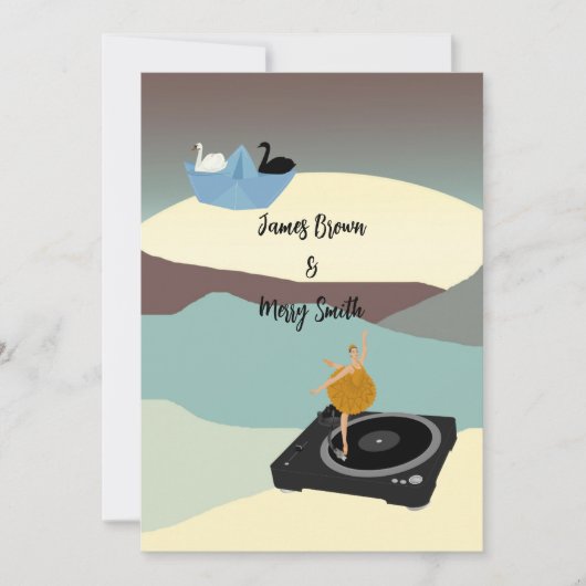 Invitation Ballet de Grâce Éternelle d'Amour et Noces au Clai (Devant)