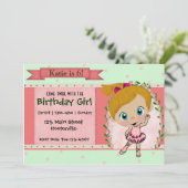 Invitation Ballet ou soirée dansante blond (Debout devant)