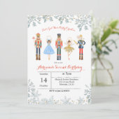 Invitation Ballet Parties scintillant Argent Anniversaire Inv (Debout devant)