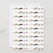 Invitation Ballet Slipper Danse Chaussure Anniversaire Fête C (Dos)