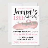 Ballet Slipper Danse Chaussure Anniversaire Fête C