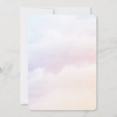 Invitation Ballon à air chaud, anniversaire de naissance (Dos)