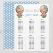 Invitation Ballon Ourson de Anniversaire (Devant / Derrière)