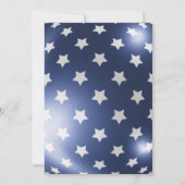 INVITATION BALLON PATRIOTIQUE BLEU ROUGE BLANC 2 ANNIVERSAIRE (Dos)