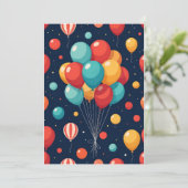 Invitation Ballon Personnalisé (Debout devant)