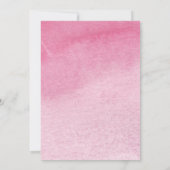 Invitation Ballon Vierge Ajoutez Votre Propre Oh Bébé Fille E (Dos)