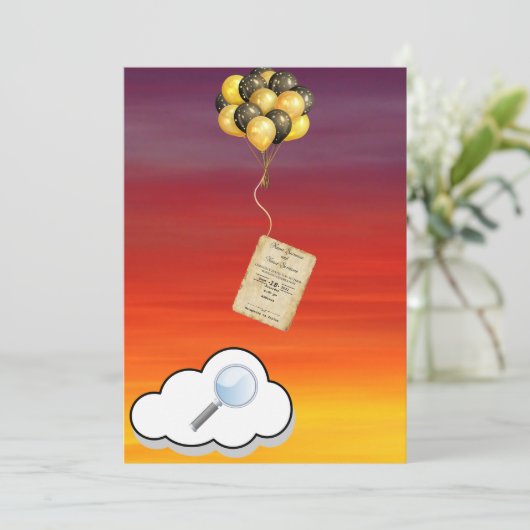 Invitation Ballons (Debout devant)