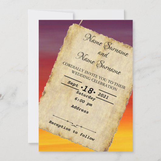 Invitation Ballons (Dos)