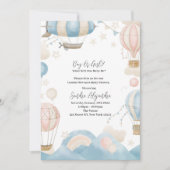 Invitation ballons aeriens pour révélation du sexe (Devant)