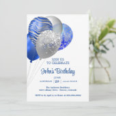 Invitation Ballons Anniversaire Hommes (Debout devant)