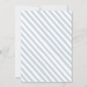 Invitation Ballons bleu en peluche bébé bébé garçon douche (Dos)