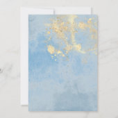 Invitation Ballons bleus qu'elle est sur le point de faire to (Dos)