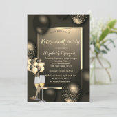 Invitation Ballons Chic, Glas, Retraite talons Élevés (Debout devant)