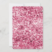 Invitation Ballons Coeur Rose Anniversaire (Dos)