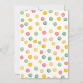 Invitation Ballons colorés de Otter doux Anniversaire (Dos)