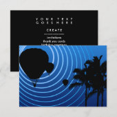 Invitation ballons d'air chaud (Devant / Derrière)