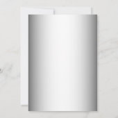 Invitation Ballons d'argent Surprise 50e fête d'anniversaire (Dos)