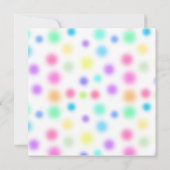 Invitation Ballons de coeur Filles roses 5e fête d'anniversai (Dos)