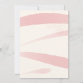 Invitation Ballons de couleur rose mignonne Fête d`anniversai (Dos)