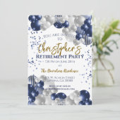 Invitation Ballons de la marine du Parti de la retraite (Debout devant)