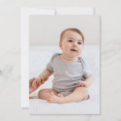 Invitation Ballons de pingouin photo 1er anniversaire (Dos)