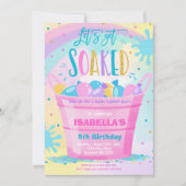 Invitation Ballons d'eau Anniversaire Fête Eté Ballons d'eau (Devant)