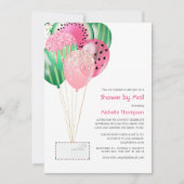 Invitation Ballons d'été pour bébé ou mariage par la poste (Devant)