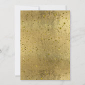 Invitation Ballons d'or bravo à 50 ans 50e anniversaire (Dos)