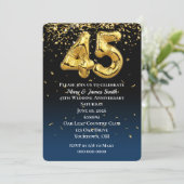 Invitation Ballons d'or du 45e anniversaire et Confetti (Debout devant)
