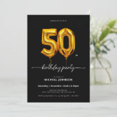 Invitation Ballons d'or Noir 50e anniversaire (Debout devant)